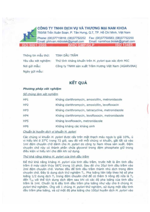 AGARVINA » Tinh Hoa Trầm Việt
